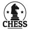 Chess sport logo, simple style