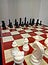 Chess is a table logic game with special figures on a 64-cell board for two rivals, combining elements of art in terms of chess c