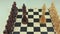 Chess troops in the battlefield