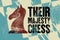 Chess typographical vintage grunge style poster. Retro vector illustration.