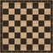 Chess wooden board