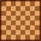 Chessboard Algebraic Notation Top View Wooden Texture