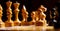 Chessboard with figures