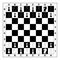 Chessboard monochrome illustration