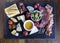 Chesse Board with Olives and Charcuterie