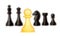 Chessmen isolated on white
