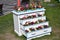 Chest of drawers with flowers