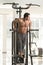 Chest And Triceps Exercise on Parallel Bars