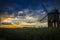 Chesterton Windmill, Warwickshire. During a beautiful Summer Sunset