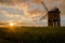 Chesterton Windmill, Warwickshire. During a beautiful Summer Sunset