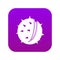 Chestnut icon digital purple