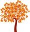 Chestnut Tree, Autumn Tree Vector