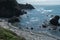 Chetco Point, Brookings, Oregon, driftwood on the beach