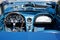 Chevrolet Corvette blue interior Oldtimer convertible classic car dashboard gauge and