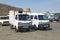 Chevrolet Damas minivan and Chevrolet Labo truck on the territory of the city market. Bukhara