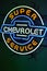 Chevrolet super service neon light sign at SM Megamall in Mandaluyong, Philippines