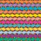 Chevron colorful draw line pattern