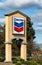 Chevron Gas Station Sign