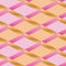 Chevron like box gold pink seamless pattern