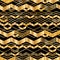 Chevron line golden glitter seamless pattern