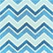 Chevron pattern in blue