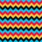 Chevron pattern seamless vector arrows geometric design colorful aqua blue red yellow black