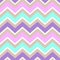 Chevron turquoise white purple pink cream color seamless pattern