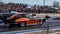 Chevy Corvette at the Drags