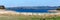 Chew Valley Lake and reservoir Somerset England panorama