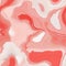Chewy Marble: A Pink Digital Illustration With Red And White Swirls