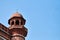 Chhatri dome shaped pavilions of Tomb of Safdar Jang sandstone mausoleum in New Delhi, India