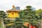 Chi Lin Nunnery and  Nan Lian Garden with Housing Estate of Hong Kong, Hong Kong