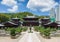 The Chi Lin Nunnery in the Nan Lian Gardens in Hong Kong