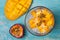 Chia pudding with mango