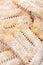 Chiacchiere, italian Carnival pastry background