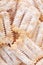 Chiacchiere, italian Carnival pastry background