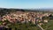 Chianciano terme tuscany italy drone panorama