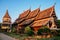 Chiang Mai city temple, Wat Lok Molee, Ancient Lanna architecture style landmark