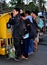 Chiang Mai, TH: Teens Riding on a Tuk-Tuk Bus