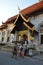 CHIANG MAI THAILAND-10 JANUARY 2020:Wat Chedi Luang temple,Built during the reign of Phaya Saen Mueang King Rama VII of the