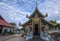 Chiang Mai, Thailand ancient temple Three Kings Monument Square edge