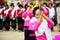 CHIANG-MAI, THAILAND - JULY 3: Thailand Festival for donating money to the temple for publishing Buddhism.