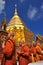 Chiang Mai, Thailand: Monks at Wat Doi Suthep