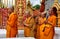Chiang Mai, Thailand: Monks at Wat Doi Suthep