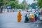 Chiang Mai, Thailand morning alms