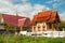 CHIANG MAI, THAILAND - NOVEMBER 24, 2017: View on Buddhist temple and backyard.