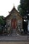 Chiang Mai , Thailand : September 14 2019 : Wat Ket Karam chapel decorated with stucco designs is very exquisite