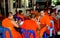Chiang Mai, Thailand: Young Monks Dining at Wat Suan Dok