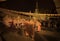 CHIANG MAI THAILAND â€“ MARCH 1 : Makha Bucha Day.Traditional buddhist monks and the lighting candles for religious ceremonies.