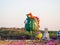 CHIANGRAI Thailand - FEBUARY 12-16 2020 : Singha Park ChiangRai International valentine`s Balloon Fiesta 2020 in Singha Park,